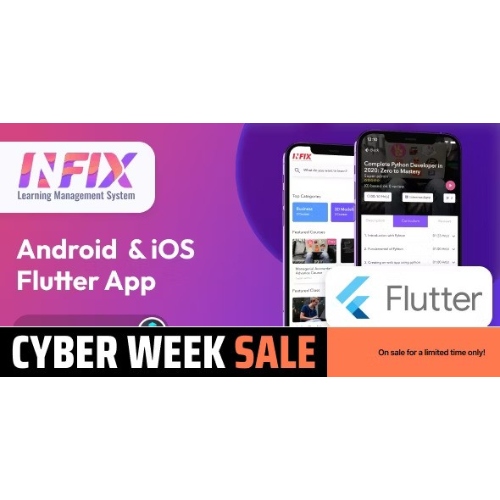 Infix LMS Flutter – Android ve iOS için Flutter Mobil Uygulaması