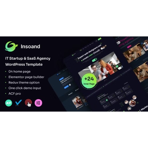 Insoand – BT Startup ve SaaS Ajansı WordPress Teması
