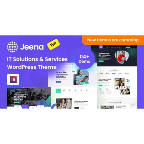Jeena – Teknoloji ve BT Çözümleri WordPress Teması