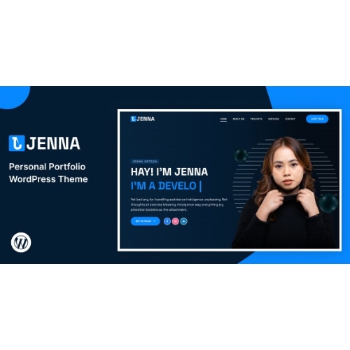 Jenna – Kişisel Portföy WordPress Teması