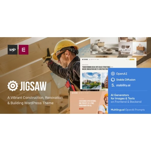 Jigsaw – Yapı ve İnşaat WordPress Teması