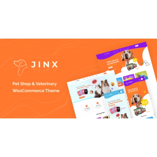 Jinx – Evcil Hayvan Mağazası ve Veteriner WooCommerce Teması