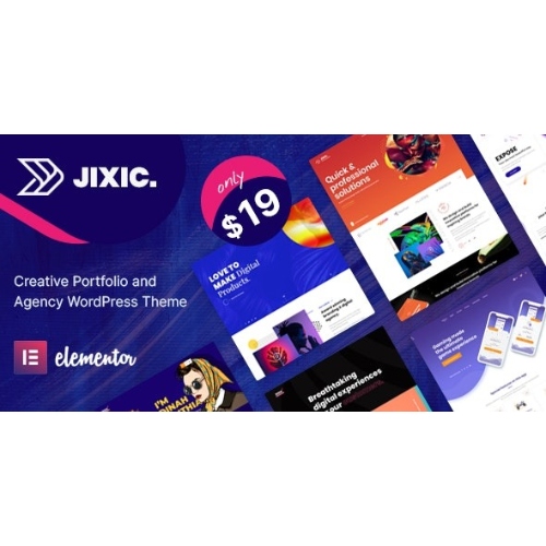 Jixic – Yaratıcı Portföy ve Ajans WordPress Teması