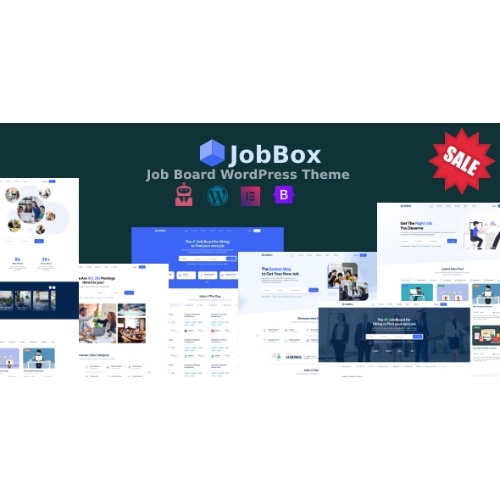 JobBox – İş Panosu ve Kariyer Portalı İşe Alım Ajansı WordPress Teması
