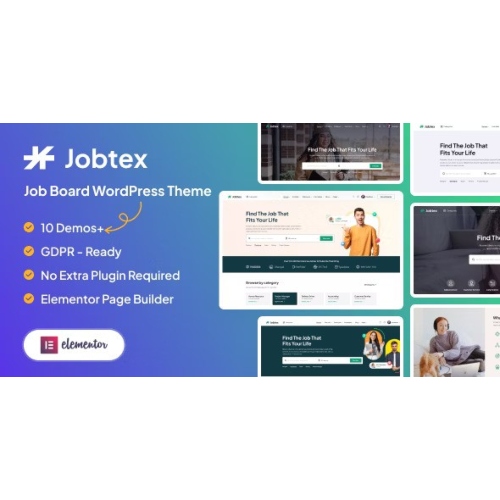 Jobtex – Job Board WordPress Teması