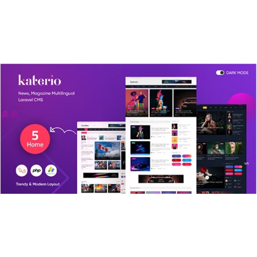 Katerio - Haberler ve Dergi Çok Dilli CMS