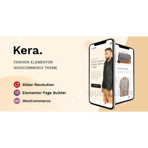 Kera – Fashion Elementor WooCommerce Teması