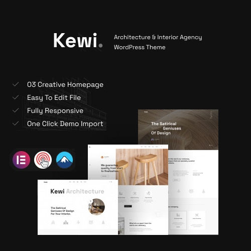 Kewi – Mimarlık ve İç Mimarlık Ajansı WordPress Teması