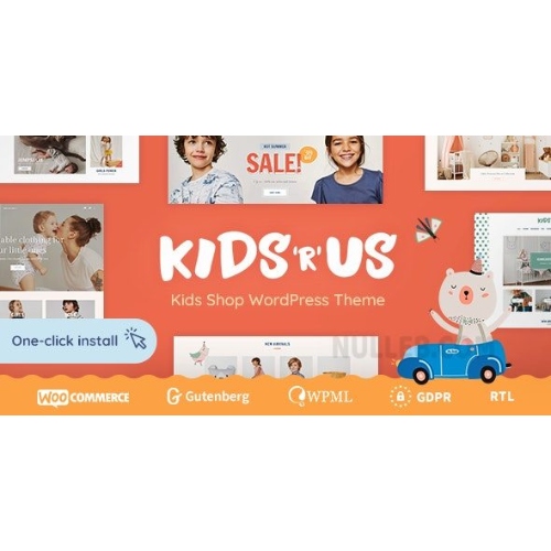 Kids R Us – Oyuncak Mağazası ve Çocuk Giyim Mağazası Teması