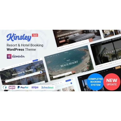 Kinsley – Otel Rezervasyon Teması