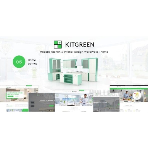 KitGreen – İç ve Mutfak Tasarımı WordPress Teması