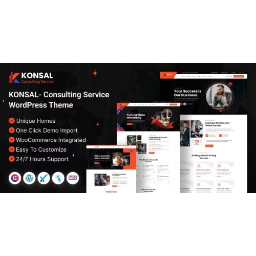 Konsal – Kurumsal İşletme ve Danışmanlık WordPress Teması