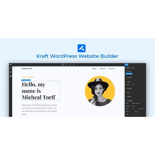 Kraft – WordPress Web Sitesi Oluşturucu