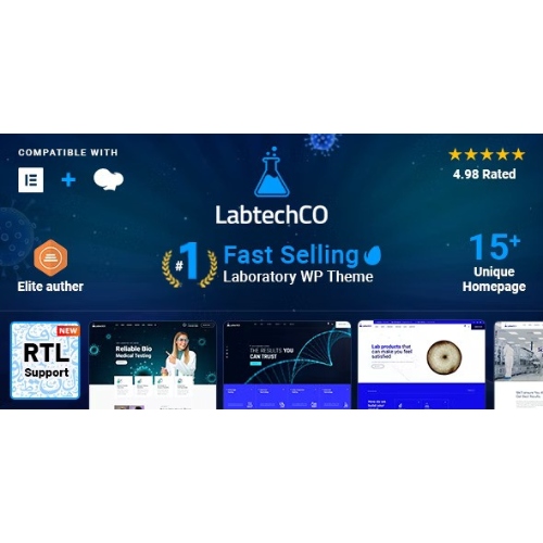 LabtechCO | Laboratuvar ve Bilim Araştırma WordPress Teması LabtechCO | Laboratuvar ve Bilim Araştırma WordPress Teması - Görsel 1