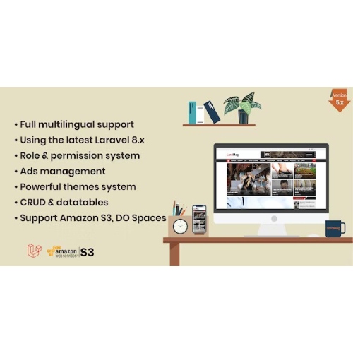 LaraMag – Laravel Haber ve Dergi Çok Dilli Sistem