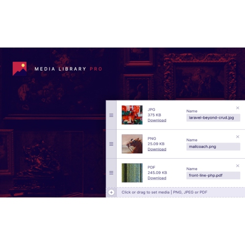 Laravel Medya Kitaplığı Pro