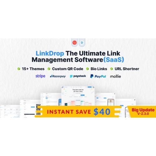 Linkdrop – SaaS Bağlantı Yönetim Aracı