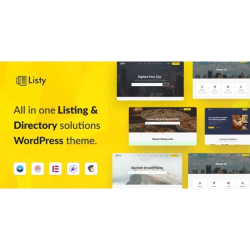 Listy – Listeleme ve Dizin Çözümleri WordPress Teması