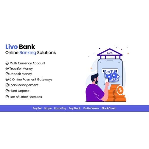 Livo Bank – Eksiksiz Bankacılık Sistemi