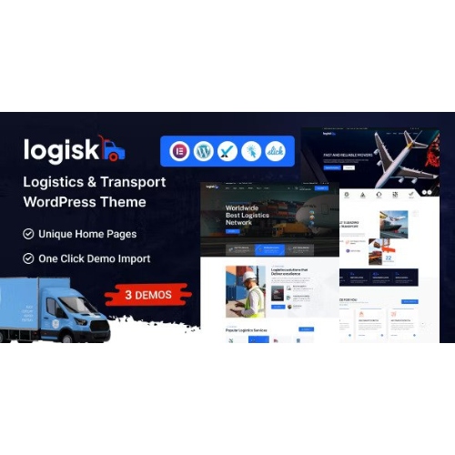 Logisk – Taşımacılık ve Lojistik WordPress Teması