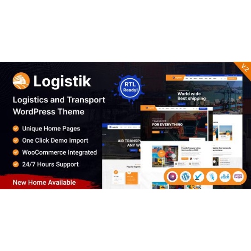 Logistik – Taşıma ve Lojistik WordPress Teması