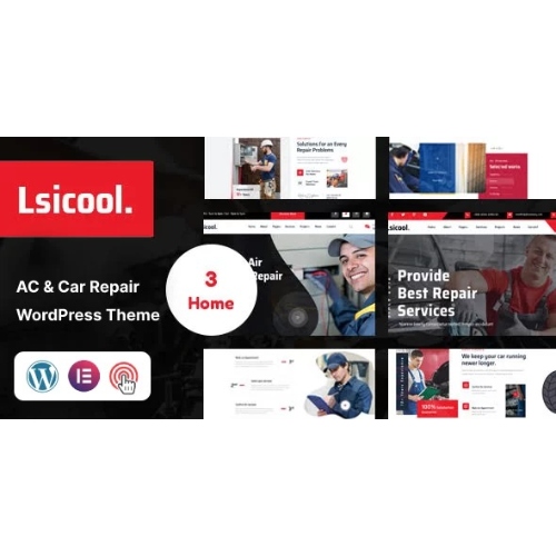 Lsicool – Klima ve Araba Tamiri WordPress Teması