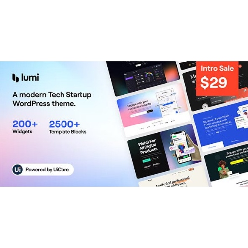 Lumi – Tech Startup WordPress Teması