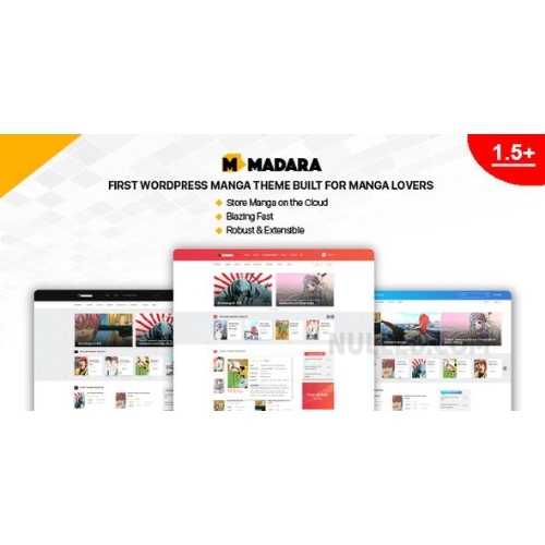 Madara – Manga Siteleri İçin Duyarlı ve Modern WordPress Teması