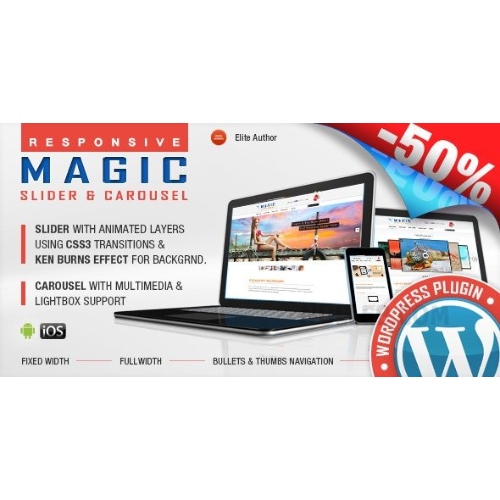 Magic Responsive Slider ve Carousel WordPress Eklentisi