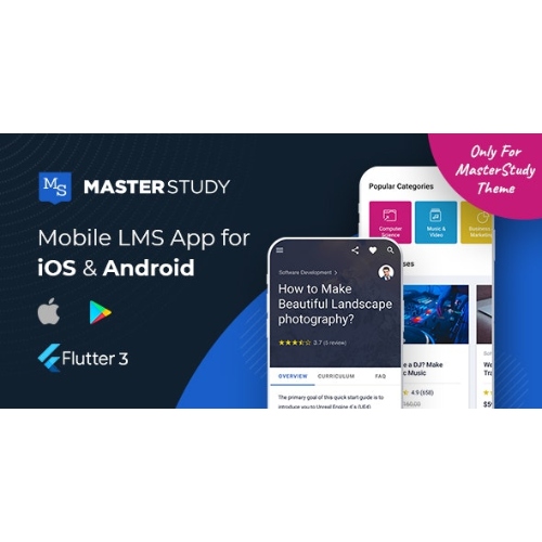 MasterStudy LMS Mobil Uygulaması – Flutter v.3 iOS ve Android MasterStudy LMS Mobil Uygulaması – Flutter v.3 iOS ve Android - Görsel 1