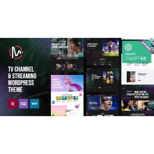 MediaFlex – TV Kanalı ve Yayın WordPress Teması