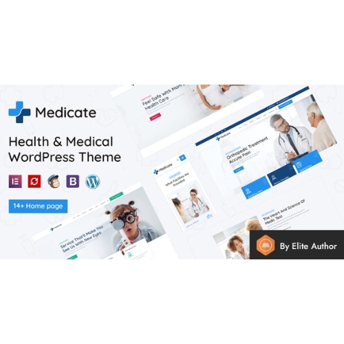 Medicate – Sağlık ve Tıp WordPress Teması + RTL'ye Hazır