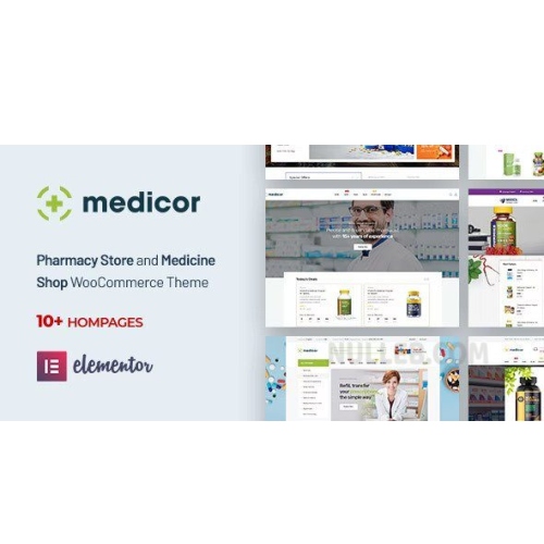 Medicor – Tıbbi Klinik ve Eczane WooCommerce WordPress Teması