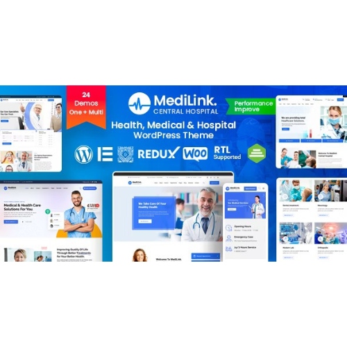 Medilink – Sağlık ve Tıp WordPress Teması