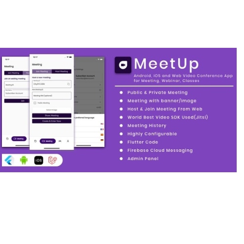 MeetUp – Toplantı, Web Semineri ve Sınıflar için Android, iOS ve Web Video Konferans Uygulaması