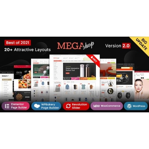 Mega Shop WP – Çok Amaçlı Elementor WooCommerce Teması Mega Shop WP – Çok Amaçlı Elementor WooCommerce Teması - Görsel 1