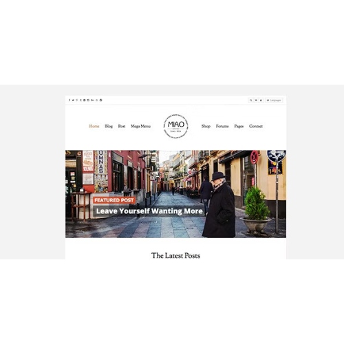 Miao – Moda Dergisi, Haber ve Blog WordPress Teması