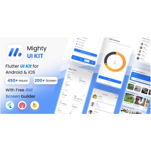 MightyUIKit – Ekran Oluşturuculu Flutter 3.x Kullanıcı Arayüzü Kiti