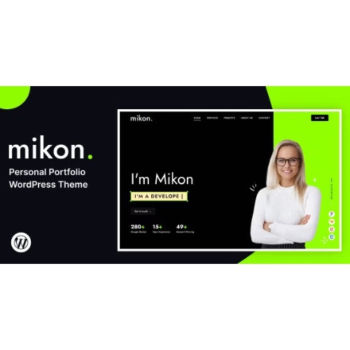 Mikon – Kişisel Portföy WordPress Teması