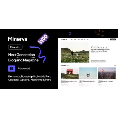Minerva – Modern Blog WordPress Teması