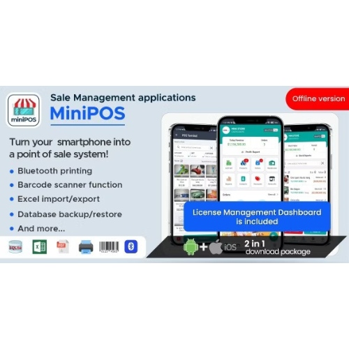 MiniPOS Çevrimdışı – Xamarin.Forms Lisans Sistemli Mobil POS Uygulaması