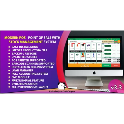 Modern POS – Stok Yönetim Sistemli Satış Noktası