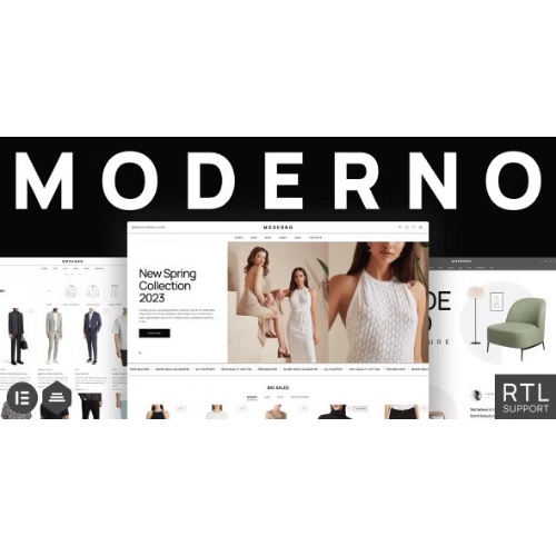 Moderno – Moda ve Mobilya Mağazası WooCommerce Teması