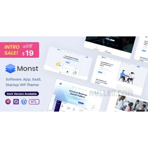Monst – Saas Başlangıç ​​WordPress Teması