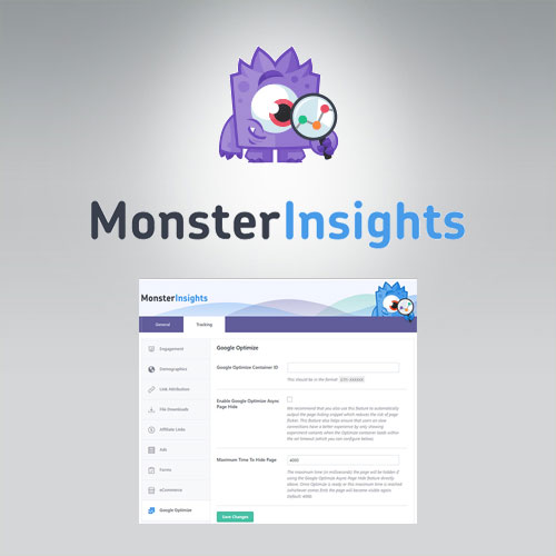 MonsterInsights – Google Optimize Eklentisi