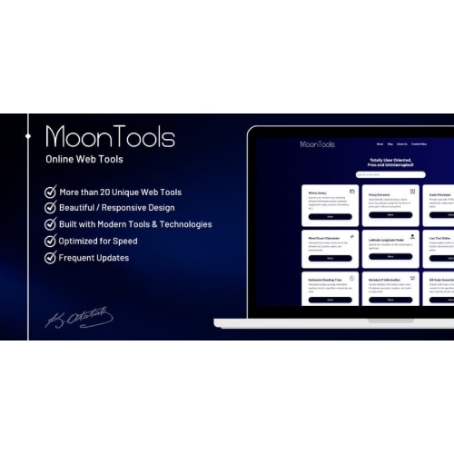 MoonTools – Çevrimiçi Web Araçları
