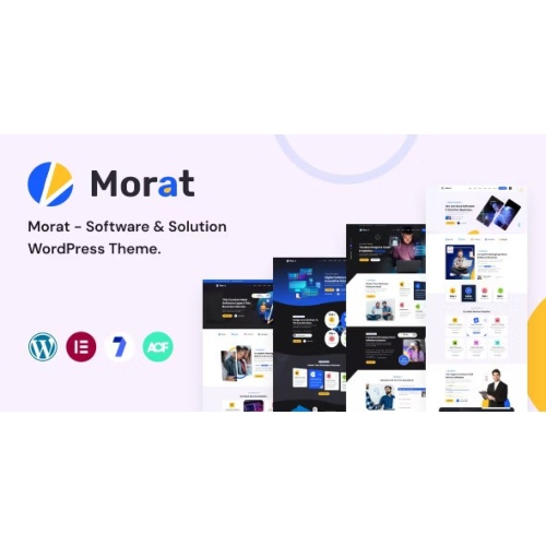Morat – Yazılım ve Çözüm WordPress Teması