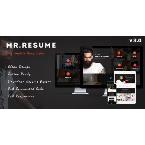 Morgan – Özgeçmiş, vCard, Kişisel, Profil ve Portföy WP Teması