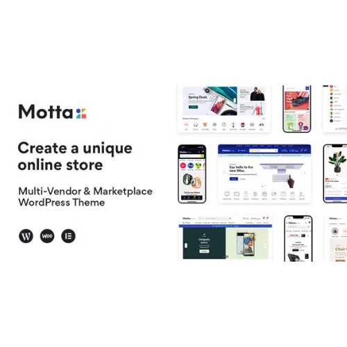 Motta – Çoklu Satıcı ve Pazar Yeri WordPress Teması