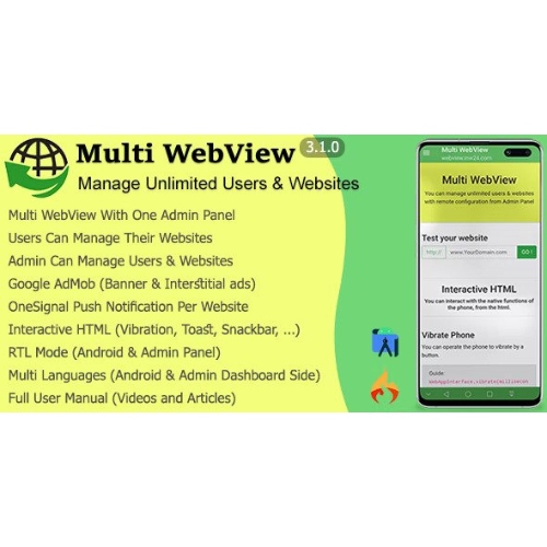 Çoklu Web Görünümü + Yönetici Paneli